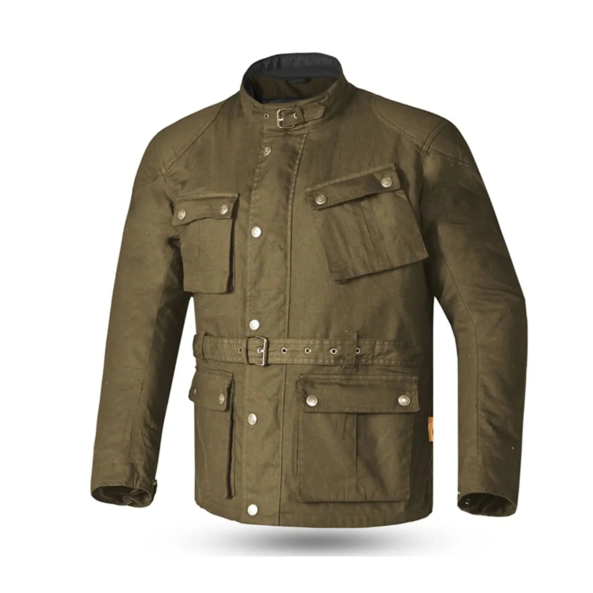 BELA - CHAQUETA TEXTIL TECTICAL WAX COTTON JACKET VERDE - Yamoto.it