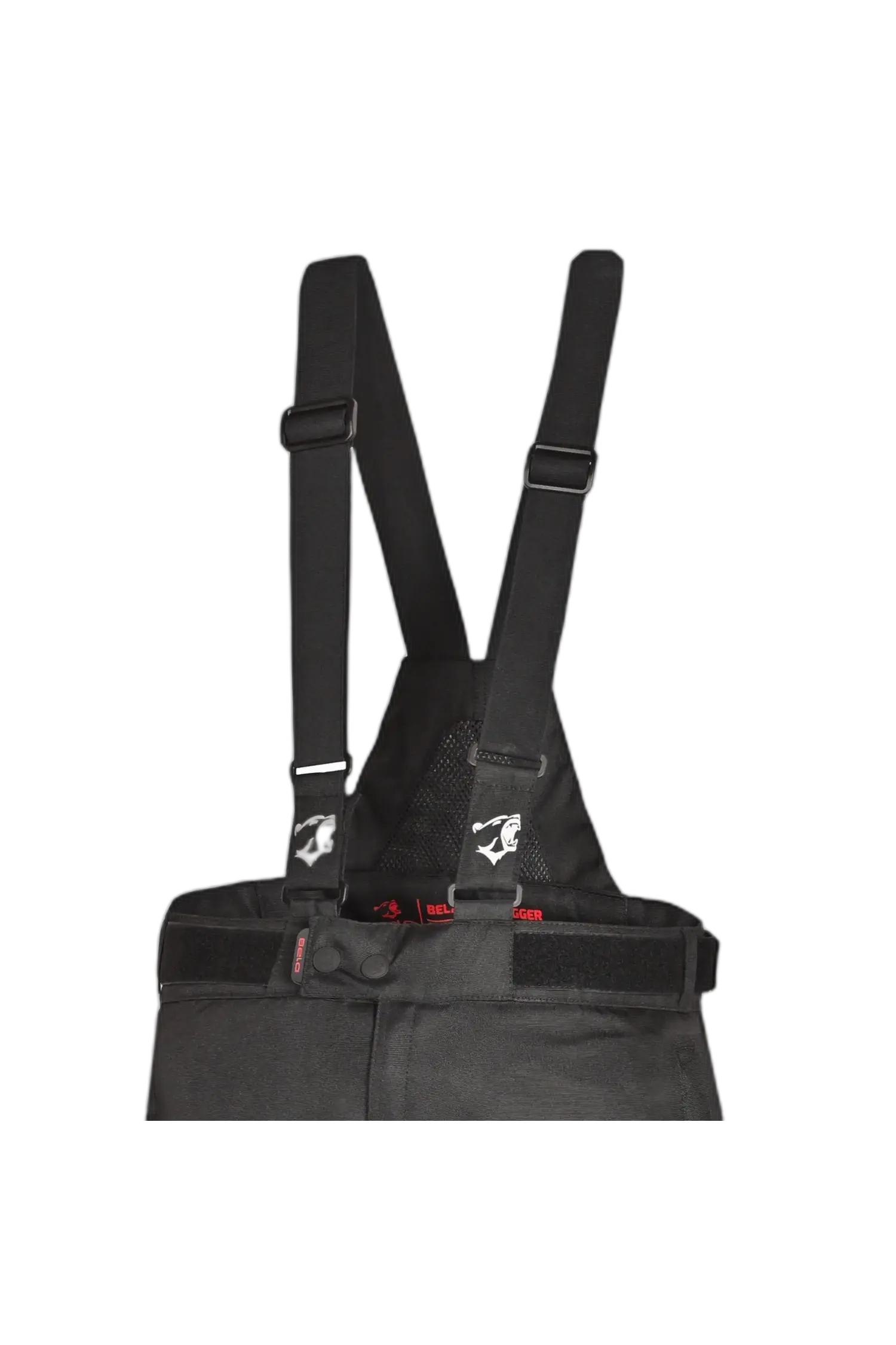 Bela Calm Digger pantaloni per Uomo 32L Nero Rosso 