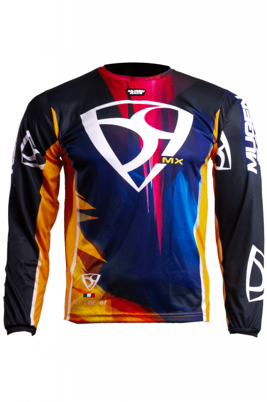 MUGENRACE CR-MNR-2490 MAGLIA ARMY CRUZ ARANCIONE BLU