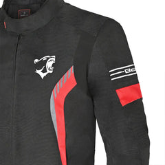 Bela Bradley Rosso Giacca Tessile da Moto shoulder