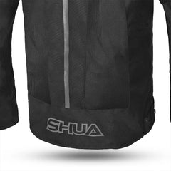 SHUA - GIACCA IN TESSUTO GRAVITY LITE NERO/GRIGIO Estivo traforato Uomo 