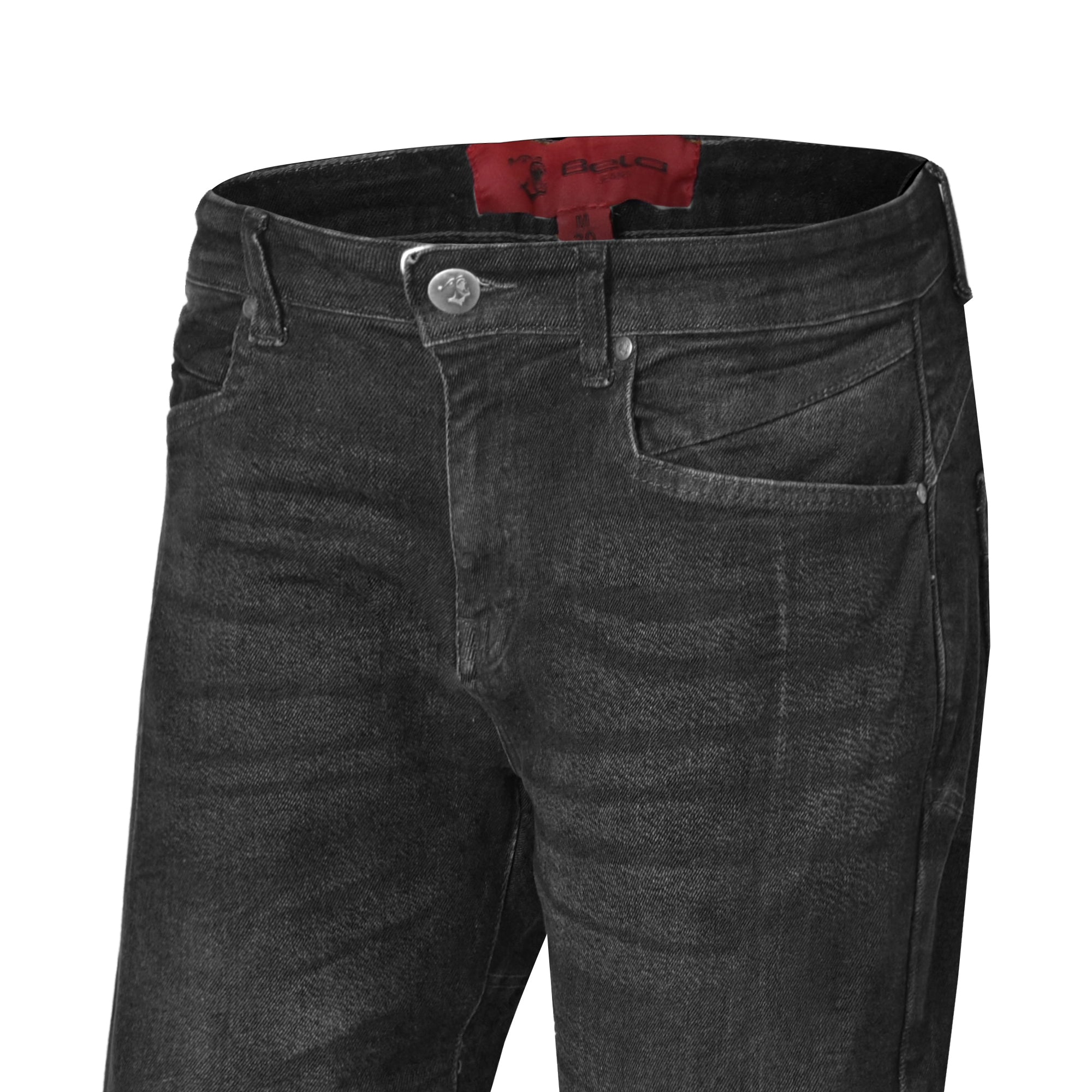 BELA - Pantalón Textil Kevin Nero 34 Inseam 
