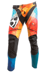 MUGENRACE CR-MNR-2496 MERO CRUZ PANTALONI ARANCIONE ROSSO