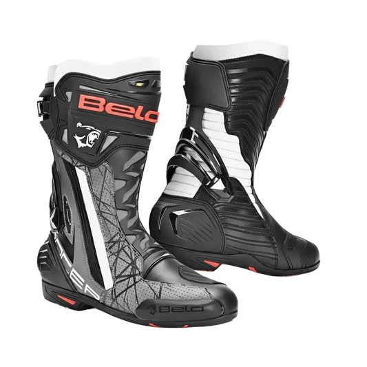 Bela Stivali Moto Air Rider Racing Nero Grigio 