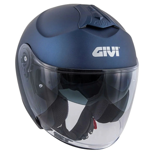 GIVI X22 Planet Solid Scooter Jet Viso Aperto Caschi Blu – Yamoto.it