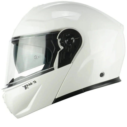 CGM- 569A C-MAX MONO  MOTO MODULARE CASCO BIANCO