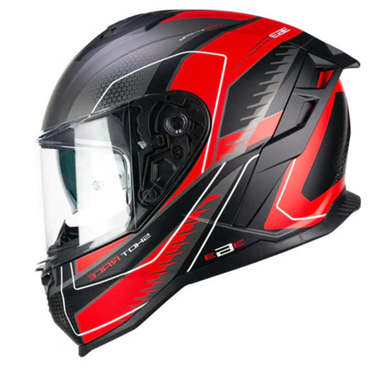 CGM 363G SHOT RACE Moto Integrali Caschi Antracite Rosso opaco