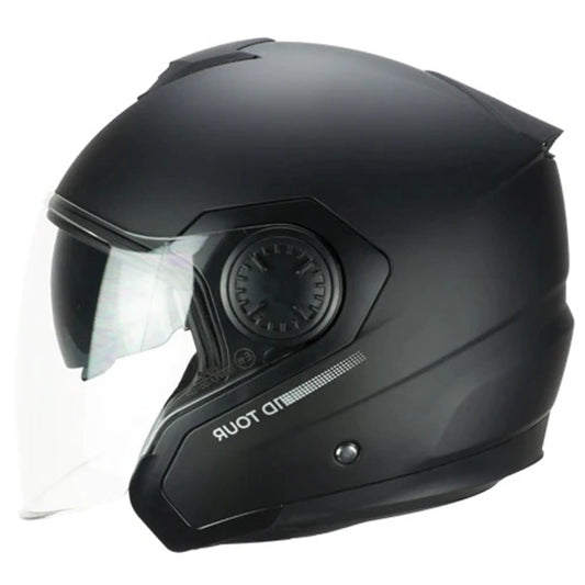 SKA-P 1DH TOUR MONO Moto Jet Caschi Nero opaco