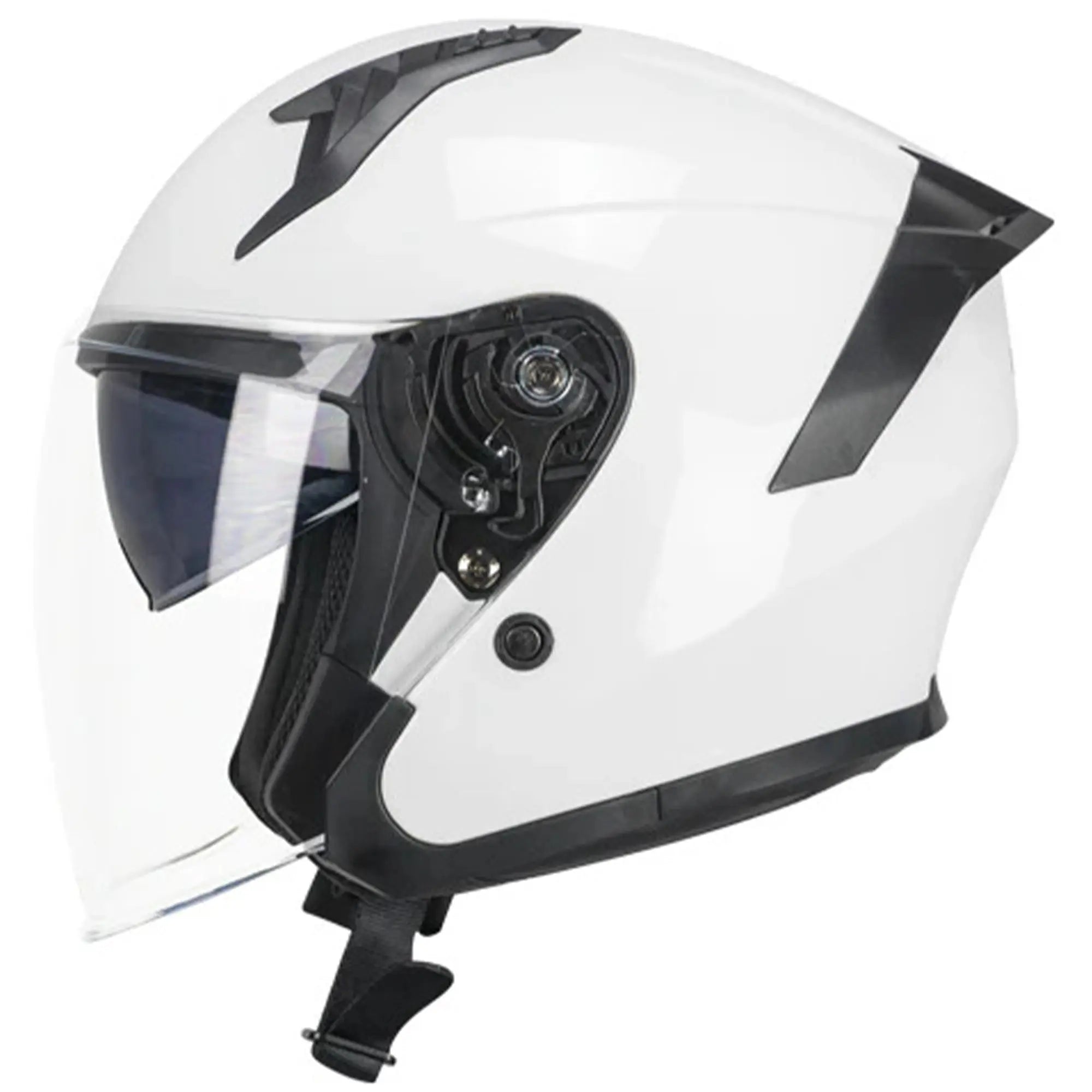 SKA-P 1MHA JEDI MONO Motociclo Jet Caschi Bianco