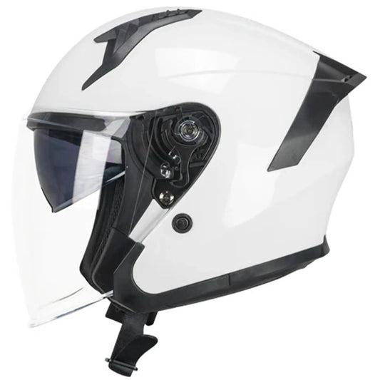 SKA-P 1MHA JEDI MONO Motociclo Jet Caschi Bianco