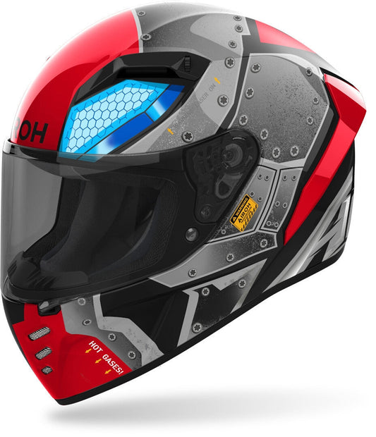 AIROH CONNOR BOT Moto Integrali Caschi Lucido