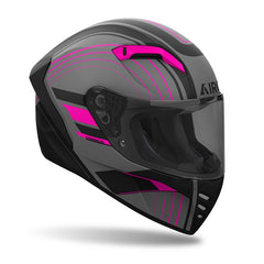AIROH CONNOR ACHIEVE Moto Integrali Rosa Opaco 