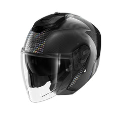SHARK RS JET IKONIK carbonio iridescente aperto Caschi
