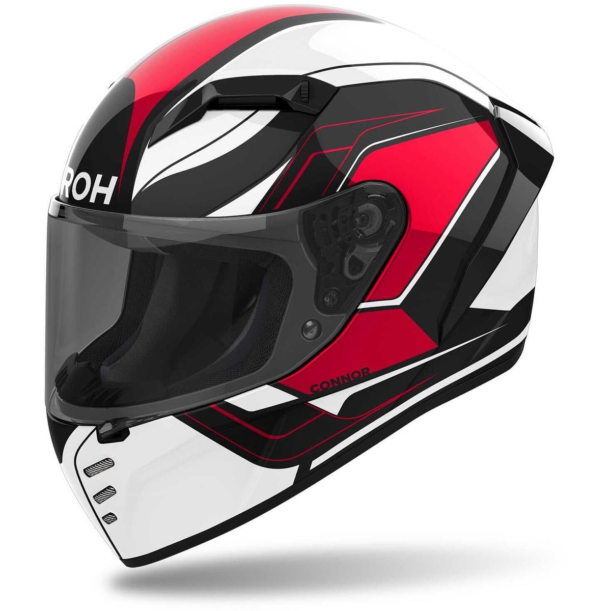 AIROH CONNOR DUNK Moto Integrali Caschi Rosso lucido