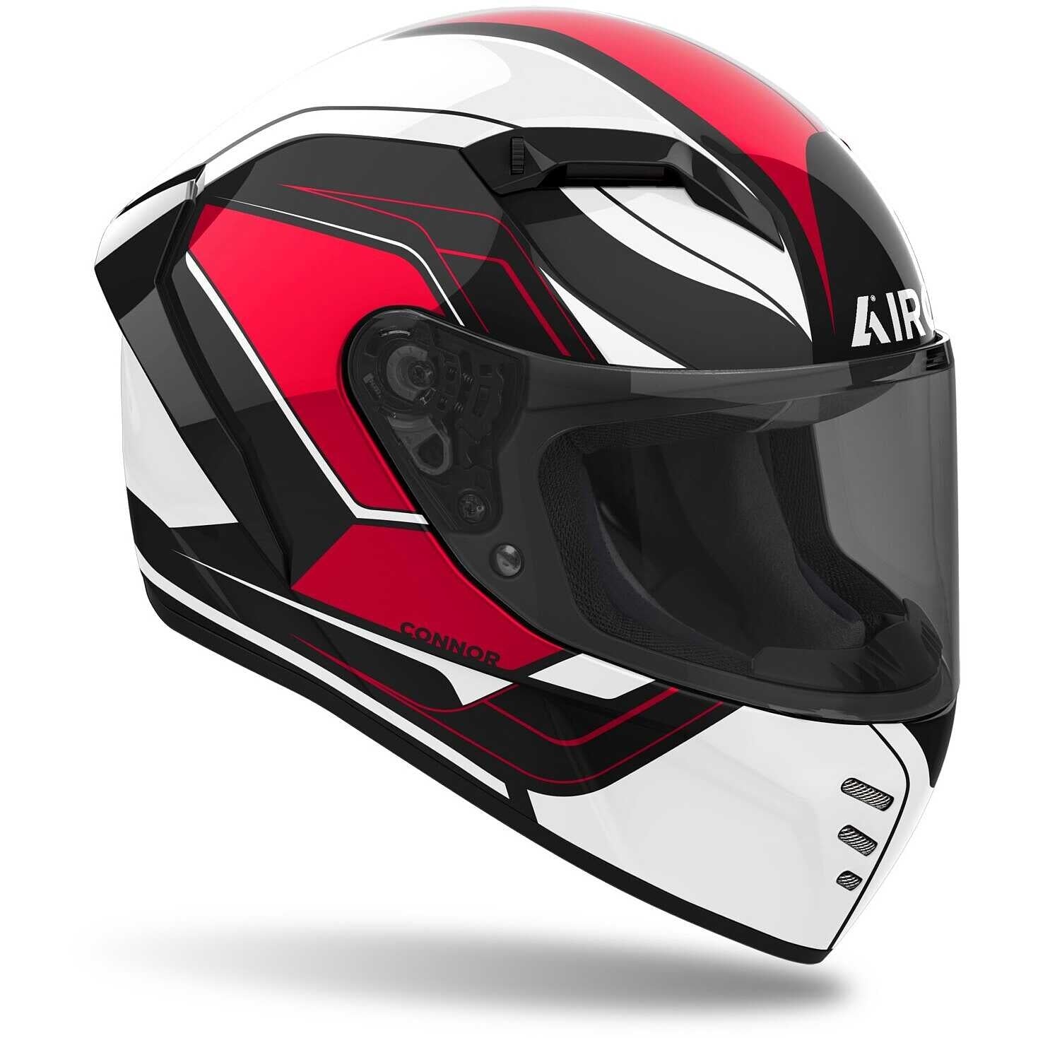 AIROH CONNOR DUNK Moto Integrali Caschi Rosso lucido