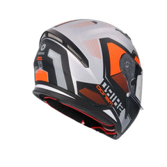 SHIRO Hunter Sh-890 Integrale Caschi Opaco Nero Arancia 