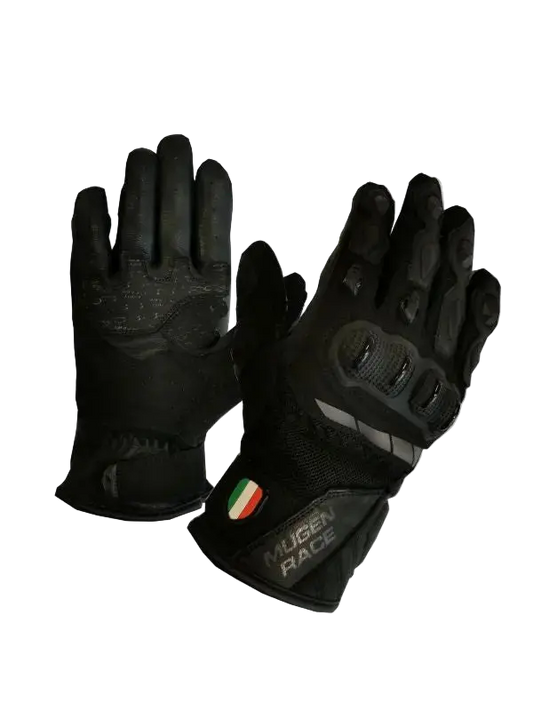MUGENRACE G-MNR-2069 MIA Corti Moto Guanti Nero 