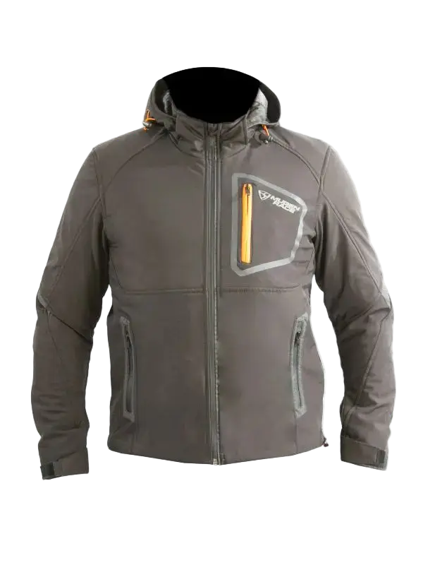 MUGENRACE LUC Moto Giacca Nera Arancione 