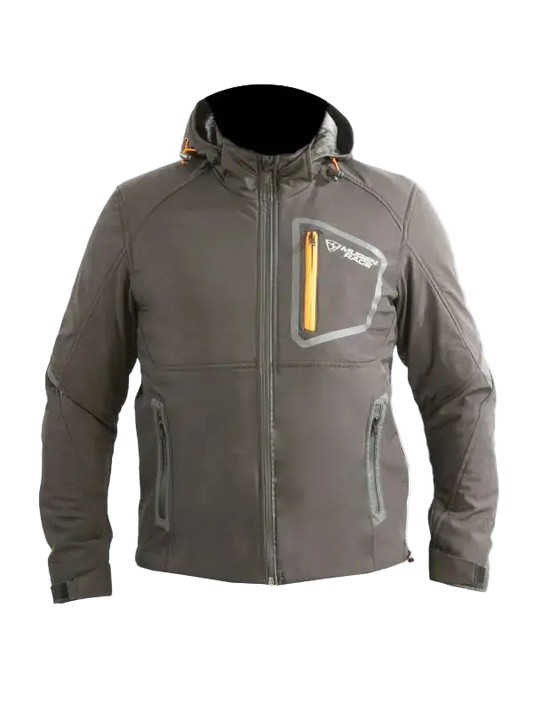 MUGENRACE LUC Moto Giacca Nera Arancione 