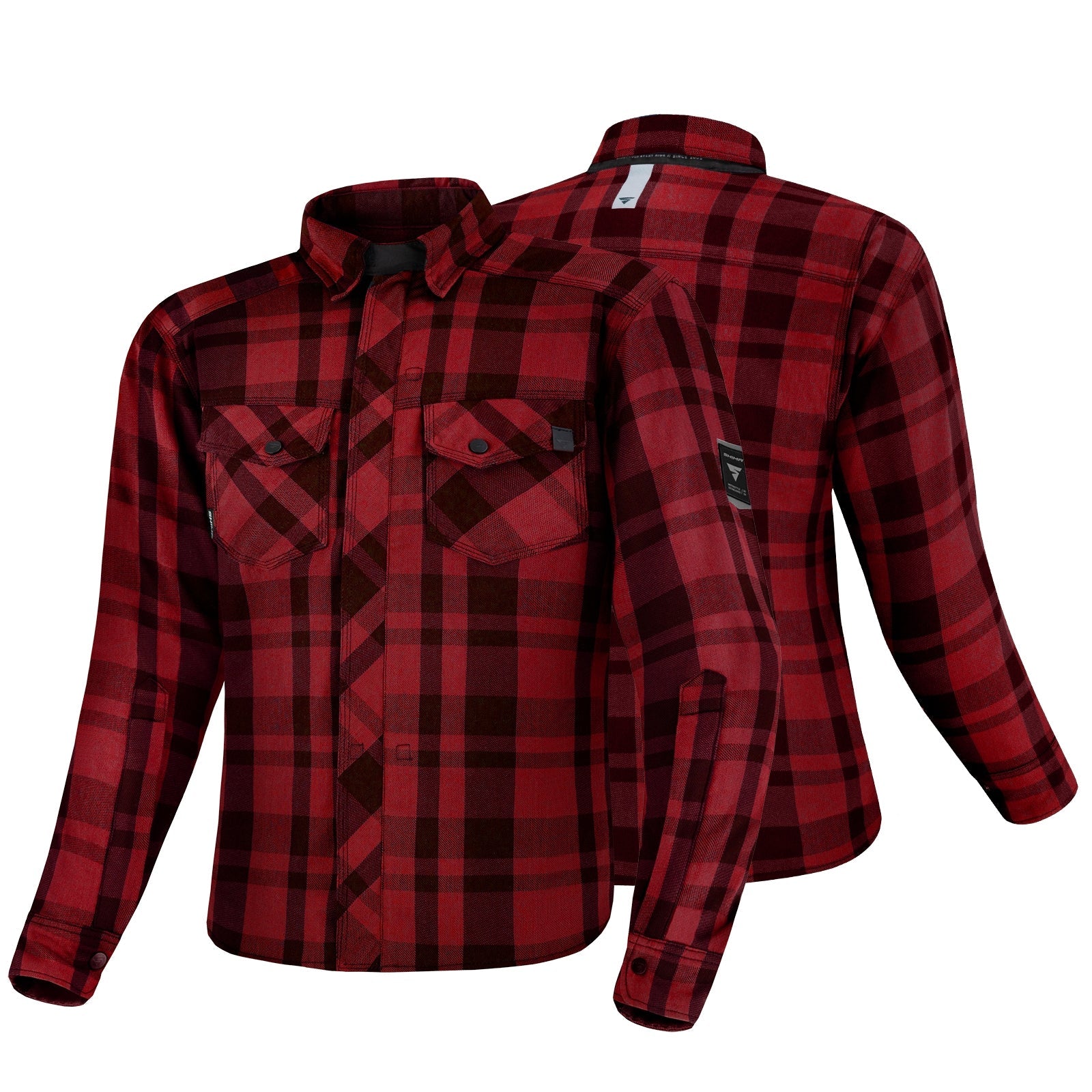 SHIMA RENEGADE 2.0 UOMO IMPERMEABILE MOTO GIACCA ROSSA