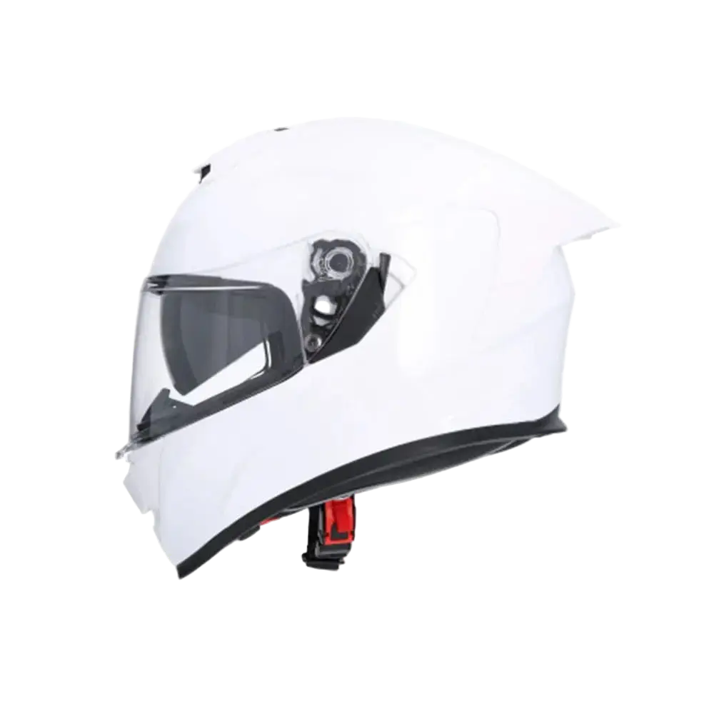 SHIRO RAPTOR Moto Integrali Caschi Blanco Perla 