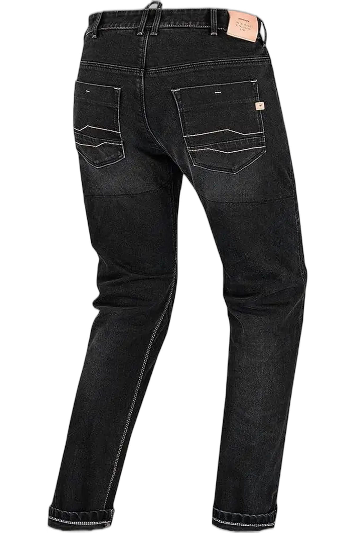 SHIMA PANTALONE IN DENIM JEANS DEVON UOMO VAQUERO NERO 