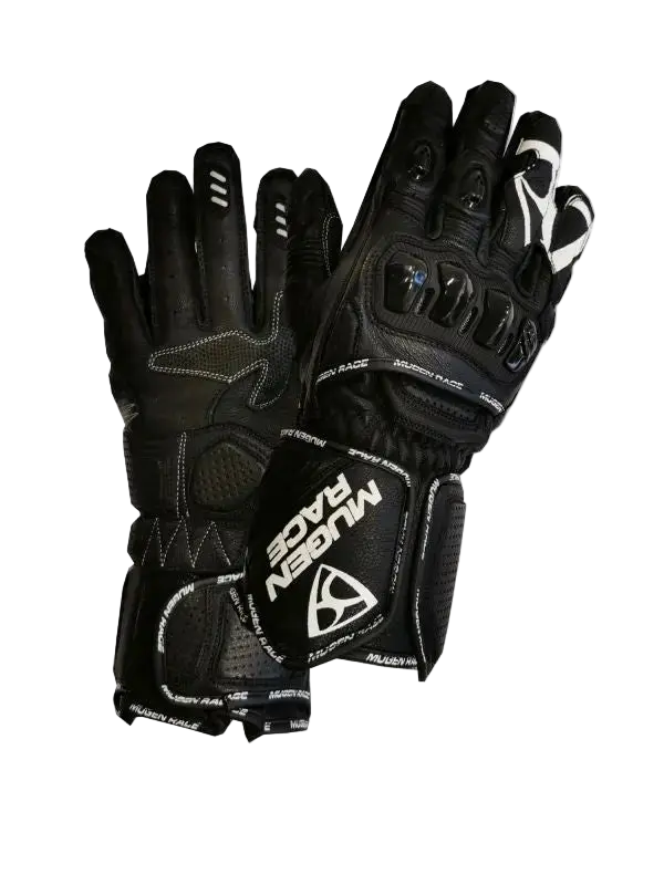 MUGENRACE G-MNR-2161 CHILI Sport Moto Guanti Nero 