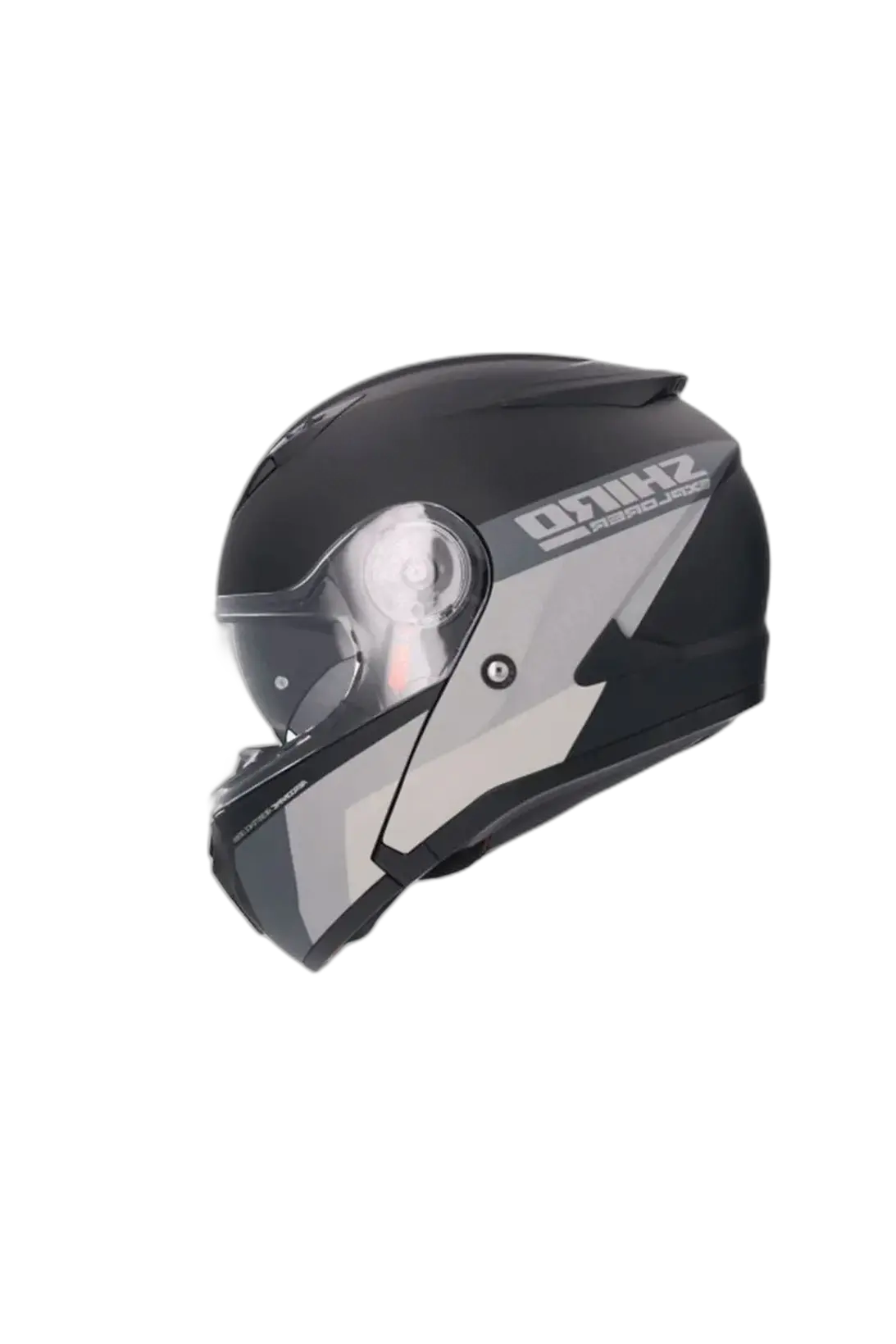SHIRO EXPLORER MAVERICK Moto Modulare Caschi Opaco Titanium 