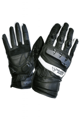 MUGENRACE G-MNR-2170 MULTI Moto Corti Guanti Nero Bianco 
