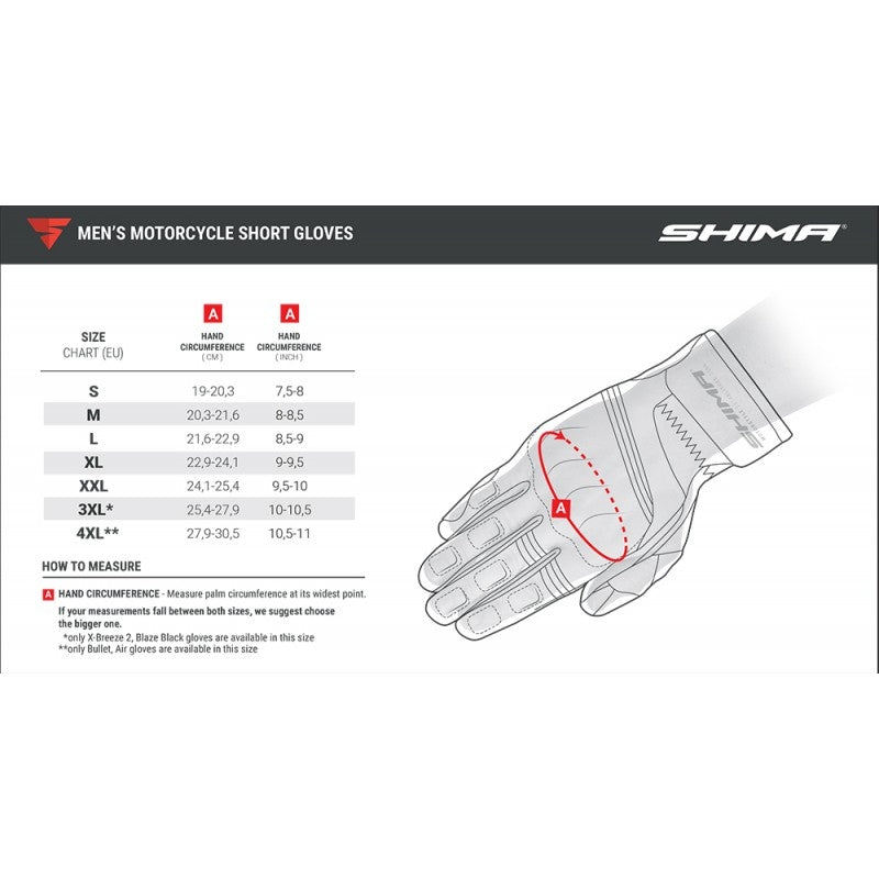 SHIMA BLAZE MEN GUANTES WHITE