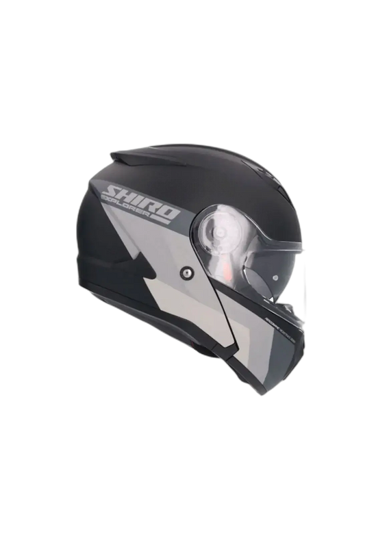 SHIRO EXPLORER MAVERICK Moto Modulare Caschi Opaco Titanium – Yamoto.it