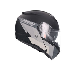 SHIRO EXPLORER MAVERICK Moto Modulare Caschi Opaco Titanium