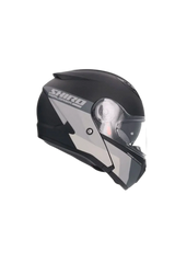 SHIRO EXPLORER MAVERICK Moto Modulare Caschi Opaco Titanium 