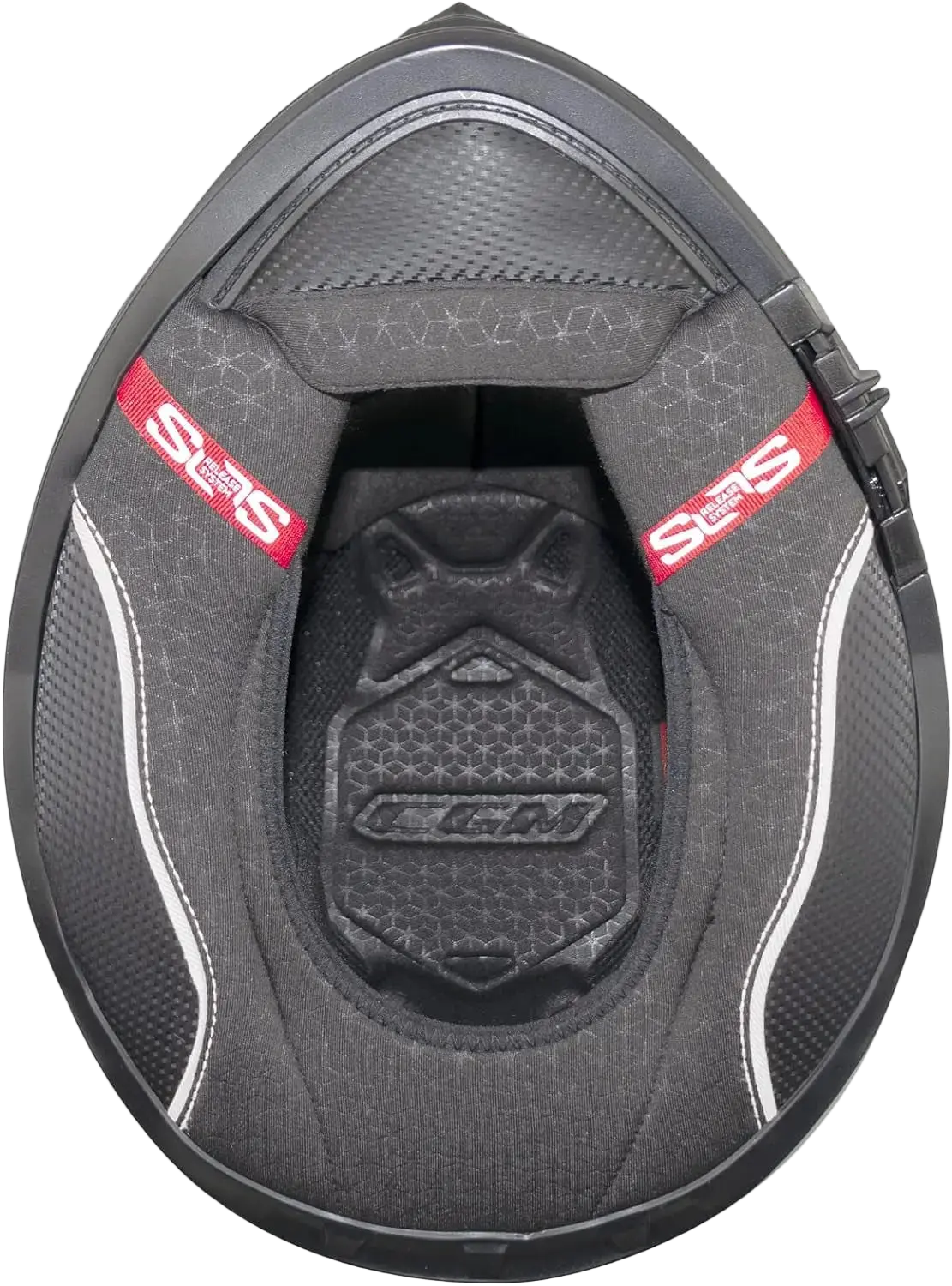 CGM 360A KAD MONO Moto Integrali Caschi Nero opaco 