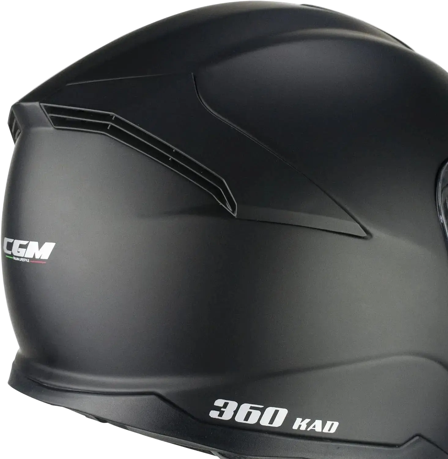 CGM 360A KAD MONO Moto Integrali Caschi Nero opaco 
