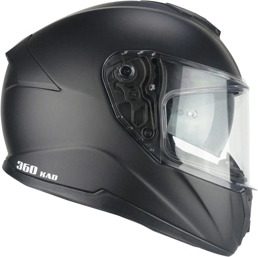 CGM 360A KAD MONO Moto Integrali Caschi Nero opaco