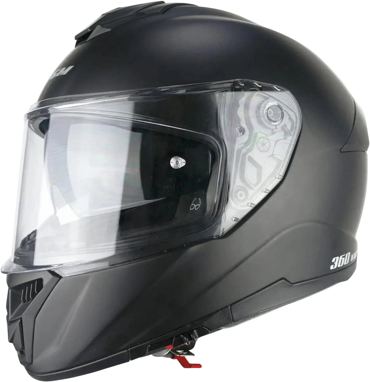 CGM 360A KAD MONO Moto Integrali Caschi Nero opaco 