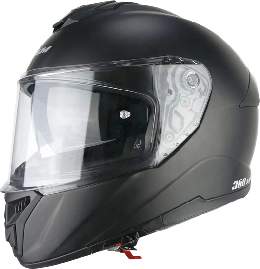 CGM 360A KAD MONO Moto Integrali Caschi Nero opaco 