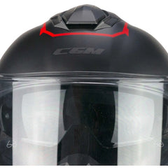 CGM - 360G KAD RIDE Integrali Moto Caschi Nero Rosso opaco 