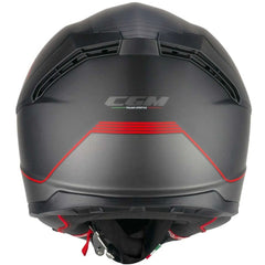 CGM - 360G KAD RIDE Integrali Moto Caschi Nero Rosso opaco 