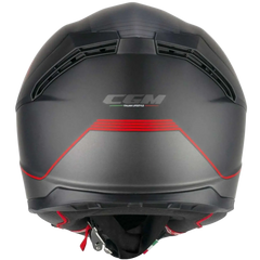CGM - 360G KAD RIDE Integrali Moto Caschi Nero Rosso opaco 