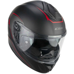 CGM - 360G KAD RIDE Integrali Moto Caschi Nero Rosso opaco 