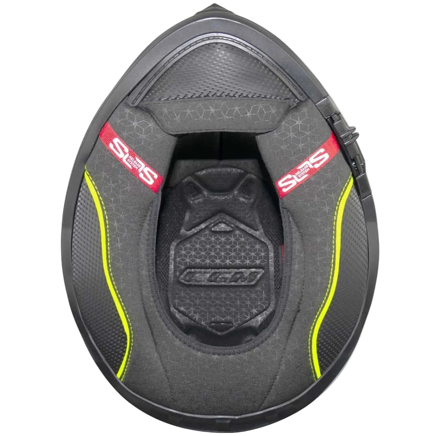 CGM - 360G KAD RIDE Moto Integrali Caschi Grafite Giallo fluo opaco 