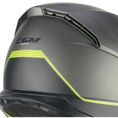 CGM - 360G KAD RIDE Moto Integrali Caschi Grafite Giallo fluo opaco 