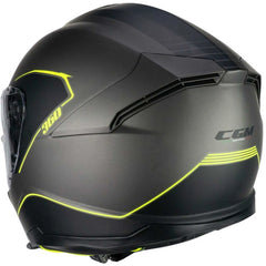 CGM - 360G KAD RIDE Moto Integrali Caschi Grafite Giallo fluo opaco