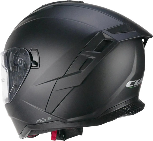 CGM 363A SHOT MONO Moto Caschi Integrali Nero Opaco 