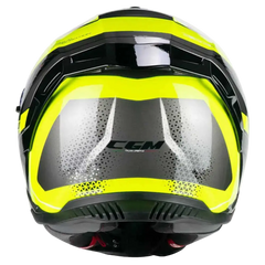 CGM 363G SHOT RACE Moto Integrali Caschi Nero Giallo Fluo 