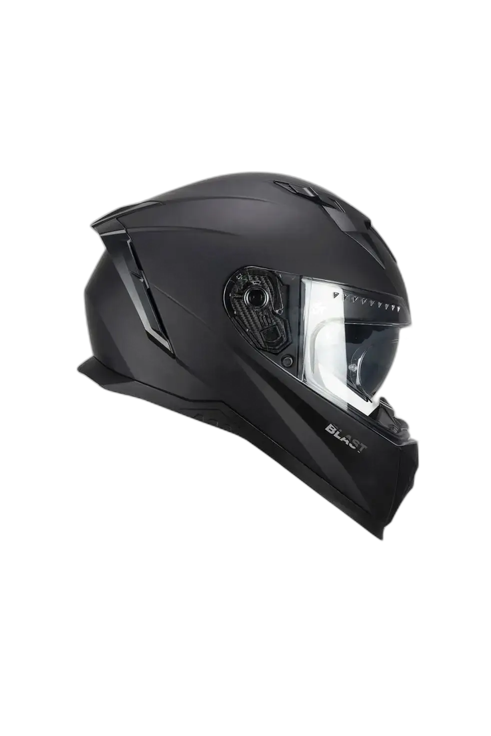 CGM 311A BLAST Mono Integrale Moto Caschi Nero Opaco 