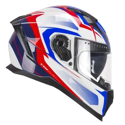 CGM 311G BLAST SPORT Moto Integrali Caschi Bianco Blu 