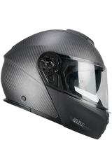 CGM 560C MAD PRO Carbon Modulare Caschi Nero opaco 